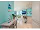 Bright living room with ocean view, modern decor, and open concept design with a breakfast bar at 1520 Gulf Blvd # 805, Clearwater Beach, FL 33767