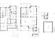 Detailed floor plan showcasing the layout of the home's first and second floors, along with the garage at 2402 N Glenwood Dr, Tampa, FL 33602