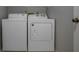 This laundry area includes a modern washer and dryer for convenient laundry care at 5203 Bayshore Blvd # 5, Tampa, FL 33611