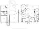 Detailed floor plan showing layout and dimensions of the home, pool and outdoor space at 750 123Rd Ave, Treasure Island, FL 33706