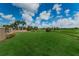 Scenic view of the meticulously maintained Bayou Club golf course on a sunny day at 7888 Lantana Creek Rd, Largo, FL 33777