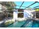 Enclosed pool and patio area, with access to home at 7990 42Nd N St, Pinellas Park, FL 33781