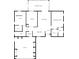 Detailed floor plan showcasing the layout of the home including bedrooms, kitchen, living areas, and garage at 1022 Mctavish Way, Palm Harbor, FL 34684