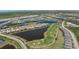 Aerial view of the community showcasing the golf course and the surrounding area at 14191 Heritage Landing Boulevard # 1234, Punta Gorda, FL 33955