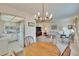 Bright dining area seamlessly connected to the living room and kitchen at 206 Andover N Pl # 96, Sun City Center, FL 33573