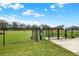 Fully fenced community dog park with separate areas for large and small dogs at 35530 Shade Fern Ln, Zephyrhills, FL 33541