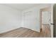 Bedroom with hardwood floors and closet at 8930 94Th Ave, Seminole, FL 33777