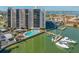 High-rise condominium with a pool and boat docks providing stunning waterfront living at 10355 Paradise Blvd # 614, Treasure Island, FL 33706