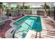 Cozy hot tub area perfect for relaxation, featuring clear water and easy access at 10355 Paradise Blvd # 614, Treasure Island, FL 33706