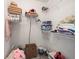 The closet features metal shelving at 17735 Gulf Blvd # 204, Redington Shores, FL 33708