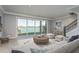 Comfortable living room with water views and a sliding door to the outside at 188 Brightwater Dr # 2, Clearwater Beach, FL 33767