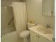 Standard bathroom with vanity, toilet and shower-tub combination at 1950 59Th N Ave # 212, St Petersburg, FL 33714