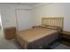Bedroom with ceiling fan, ample closet space, and natural light at 1950 59Th N Ave # 212, St Petersburg, FL 33714