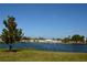 Scenic pond view from the property, showcasing the lush greenery and tranquil water at 1950 59Th N Ave # 212, St Petersburg, FL 33714