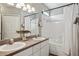 Bathroom with a double vanity sink and shower-tub combination at 4710 69Th E Ct, Palmetto, FL 34221