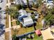 A bird's-eye view displays the property's layout, landscaping, and location within the neighborhood at 4925 16Th N Ave, St Petersburg, FL 33710