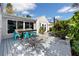 Outdoor deck with dining table and modern chairs, perfect for outdoor dining and entertaining at 4925 16Th N Ave, St Petersburg, FL 33710