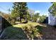 Lush backyard with mature trees providing ample shade, creating a serene and private outdoor space at 4925 16Th N Ave, St Petersburg, FL 33710