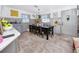 Well-lit dining room boasts modern decor, natural light, and an open layout at 4925 16Th N Ave, St Petersburg, FL 33710