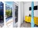 The main bedroom features access to the private backyard at 4925 16Th N Ave, St Petersburg, FL 33710