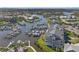 Aerial view of condo community and waterfront at 5722 Biscayne Ct # 308, New Port Richey, FL 34652