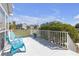 A large patio with comfortable seating at 5722 Biscayne Ct # 308, New Port Richey, FL 34652