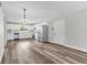 Spacious kitchen featuring stainless steel appliances, generous counter space, and durable laminate flooring at 8640 Tahoe Ct # 16, Tampa, FL 33614