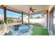 Charming covered patio space with outdoor seating, ideal for enjoying the outdoors at 1015 55Th S Ave, St Petersburg, FL 33705