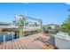 Boat lift and dock showcasing easy access for boating and water activities at 10627 Hatteras Dr, Tampa, FL 33615