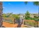 Wooden dock and staircase with waterfront views and access to the canal at 10627 Hatteras Dr, Tampa, FL 33615