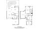 Detailed floorplan showcasing the layout of the house, including dimensions for each room and the total square footage at 10627 Hatteras Dr, Tampa, FL 33615
