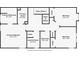 Detailed floor plan of the second floor includes primary bedroom, bathroom, laundry room and dimensions at 10906 Kensington Park Ave, Riverview, FL 33578