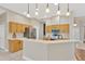 Bright kitchen features stainless steel appliances, counter seating, and tile flooring at 1166 Lumsden Trace Cir, Valrico, FL 33594