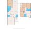 Detailed floor plan showcasing the layout of the home's rooms and dimensions at 18855 Hampstead Heath Ct, Land O Lakes, FL 34638