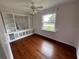 Bedroom with hardwood floors and built-in storage at 314 33Rd N Ave, St Petersburg, FL 33704