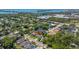 Aerial view showcasing a suburban home with lush greenery, creating a serene and private setting at 5909 Canton S St, St Petersburg, FL 33712