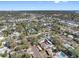 Overhead view of the property illustrating its neighborhood setting and convenient access to local amenities and city at 7320 Burlington N Ave, St Petersburg, FL 33710