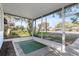 Screened-in porch offering a tranquil outdoor space with views of the front yard and neighborhood at 930 40Th Ne Ave, St Petersburg, FL 33703