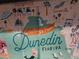 Greetings from Dunedin, Florida colorful map featuring local attractions and landmarks at 113 Michigan Blvd, Dunedin, FL 34698