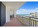 Spacious balcony overlooking beach and ocean views with patio furniture perfect for relaxing at 1430 Gulf Blvd # 603, Clearwater Beach, FL 33767