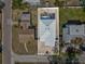 Aerial view of property lines and neighborhood layout showing a residential area at 1753 25Th N Ave, St Petersburg, FL 33713