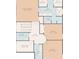 Second floor plan showing the layout of the primary bedroom, bathrooms, laundry, and bonus room at 1753 25Th N Ave, St Petersburg, FL 33713