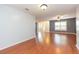 Spacious living room with lots of natural light and wood laminate flooring at 1816 N Pebble Beach Blvd, Sun City Center, FL 33573