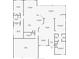 Detailed floor plan of the home showing the layout of rooms and overall dimensions at 18951 Grand Club Dr, Hudson, FL 34667