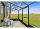 Charming screened lanai with a picturesque view of the golf course at 2073 Skimmer W Ct # 211, Clearwater, FL 33762