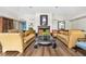 Lobby area featuring comfortable seating around a coffee table and fireplace at 2073 Skimmer W Ct # 211, Clearwater, FL 33762