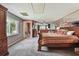 Open concept bedroom has a spacious layout, which flows seamlessly into the living area for a combined living space at 20890 Negril Ct # 5, Lutz, FL 33558