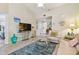 Comfortable living room with decor, tile flooring, and ample space at 21103 Patio View Ct # 3305, Lutz, FL 33558