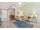 Open-concept living room with stylish furnishings and plenty of natural light at 21103 Patio View Ct # 3305, Lutz, FL 33558