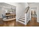 Beautiful entryway and staircase leading to the second floor at 3412 W Mckay Ave, Tampa, FL 33609